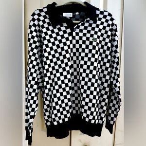 Lacoste Men's Checkerboard Sweater XXL